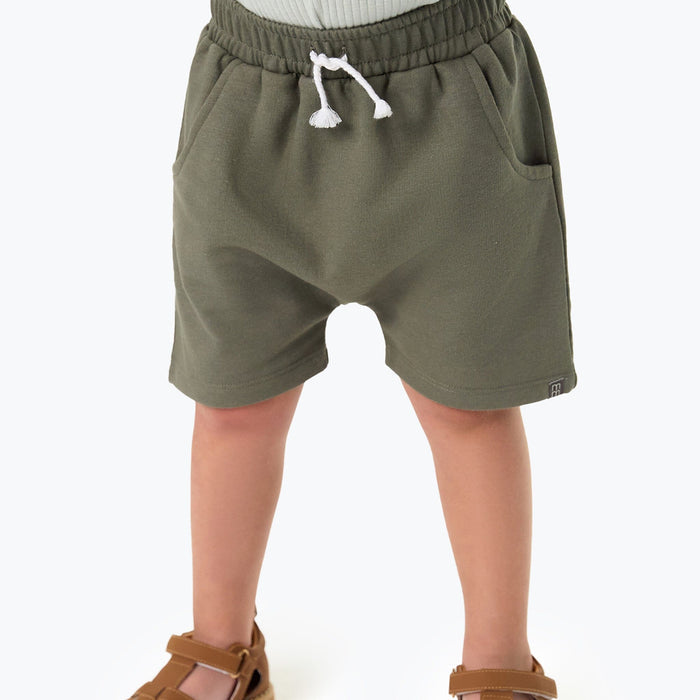 Infant & Toddler Boys Dark Green Harem Shorts Pants & Bottoms Modern Moments™ by Gerber®