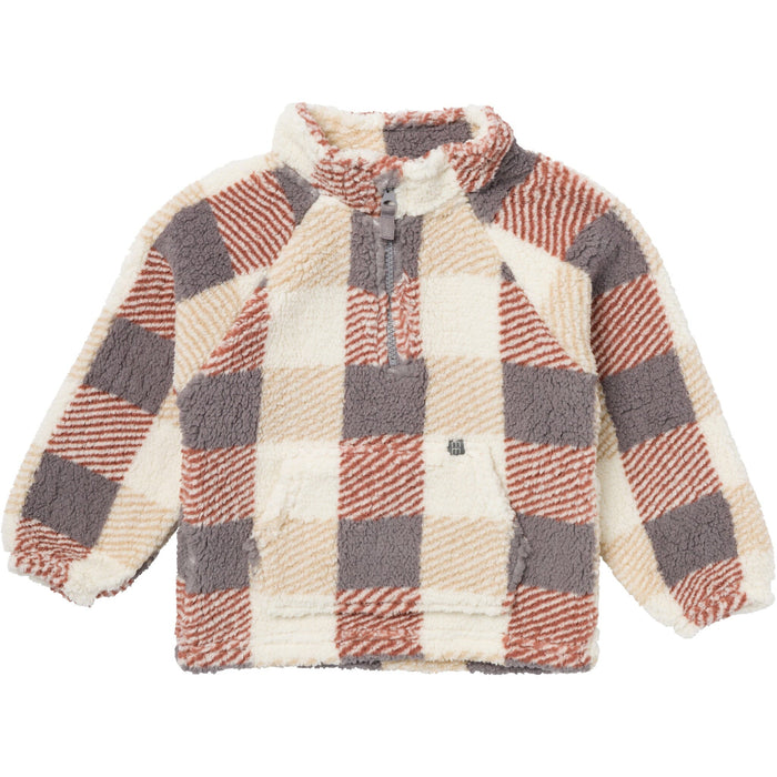 Infant & Toddler Boys Multi Plaid Half-Zip Pullover Outerwear Modern Moments™ by Gerber®