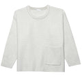 Infant & Toddler Boys Oatmeal Heather Striped Sweater with Pocket-Gerber Childrenswear