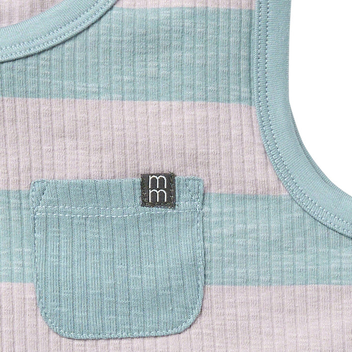 Infant & Toddler Boys Medim Teal Stripe Tank Top Tops Modern Moments™ by Gerber®