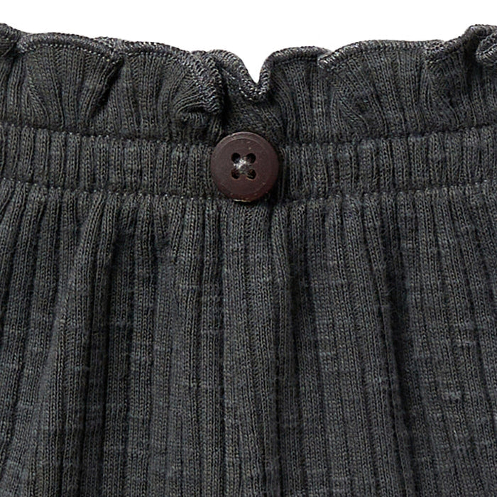 Infant & Toddler Girls Dark Grey Wide Leg Shorts Pants & Bottoms Modern Moments™ by Gerber®