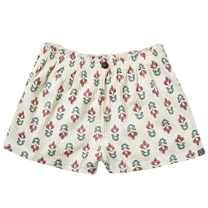 Infant & Toddler Girls Ivory Flower Wide Leg Shorts Pants & Bottoms Modern Moments™ by Gerber®