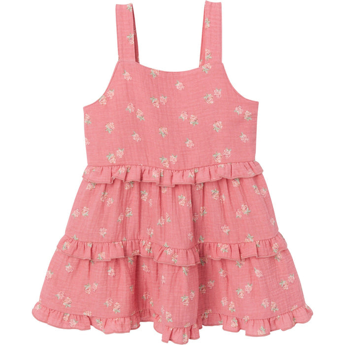 Baby and Toddler Girls Pink Raspberries Dress