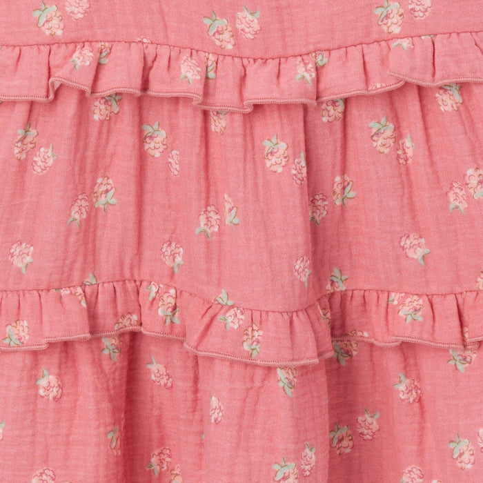 Baby and Toddler Girls Pink Raspberries Dress