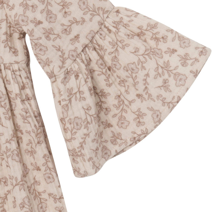 Infant & Toddler Girls Tan Floral Gauze Dress Dresses Modern Moments™ by Gerber®