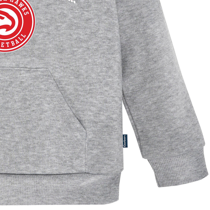 Infant & Toddler Neutral Gray Atlanta Hawks Hoodie NBA NBA®