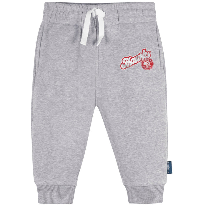 Infant & Toddler Neutral Gray Atlanta Hawks Jogger Pants NBA NBA®