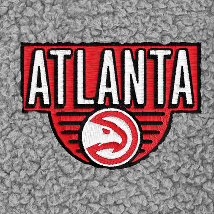 Infant & Toddler Neutral Gray Atlanta Hawks Quarter-Zip Pullover NBA NBA®