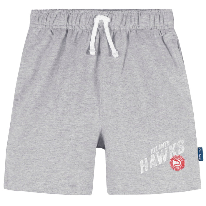 Infant & Toddler Neutral Gray Atlanta Hawks Shorts NBA NBA®