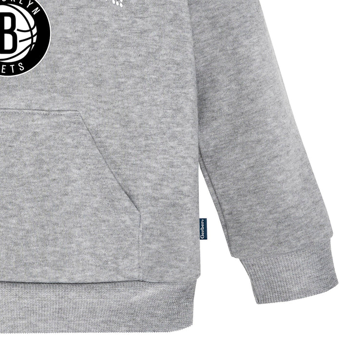 Infant & Toddler Neutral Gray Brooklyn Nets Hoodie NBA NBA®