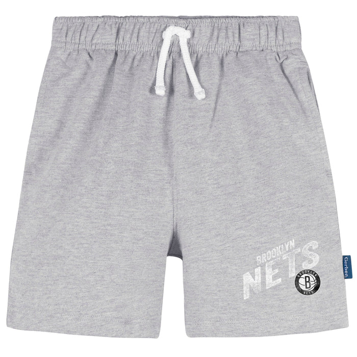 Infant & Toddler Neutral Gray Brooklyn Nets Shorts NBA NBA®