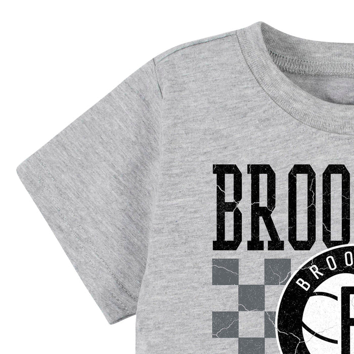 Infant & Toddler Neutral Gray Brooklyn Nets T-Shirt NBA NBA®