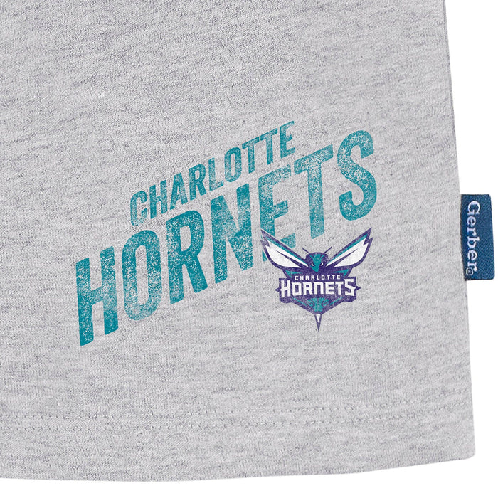 Infant & Toddler Neutral Gray Charlotte Hornets Shorts NBA NBA®