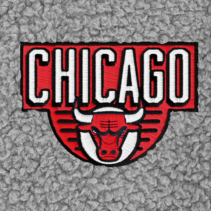 Infant & Toddler Neutral Gray Chicago Bulls Quarter-Zip Pullover NBA NBA®