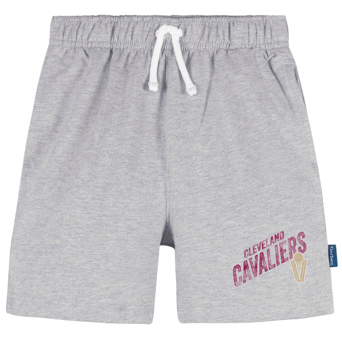 Infant & Toddler Neutral Gray Cleveland Cavaliers Shorts NBA NBA®