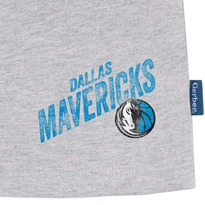 Infant & Toddler Neutral Gray Dallas Mavericks Shorts NBA NBA®