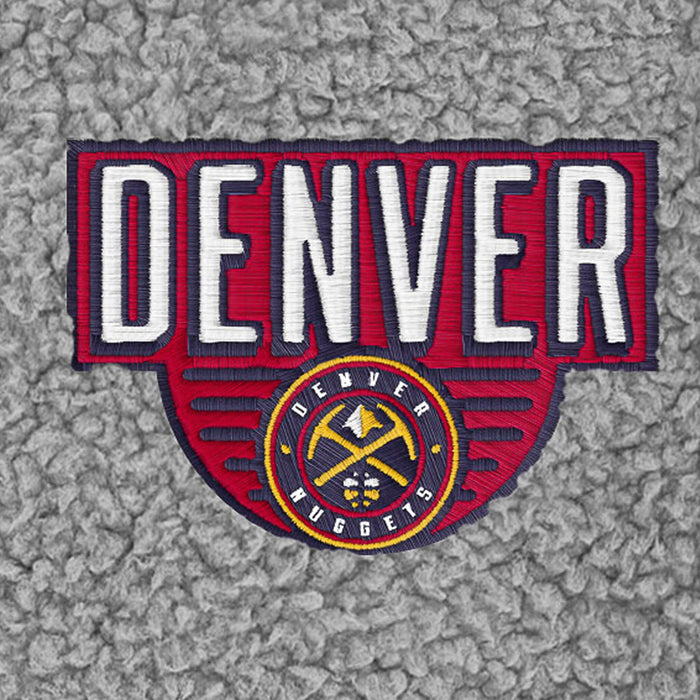 Infant & Toddler Neutral Gray Denver Nuggets Quarter-Zip Pullover NBA NBA®