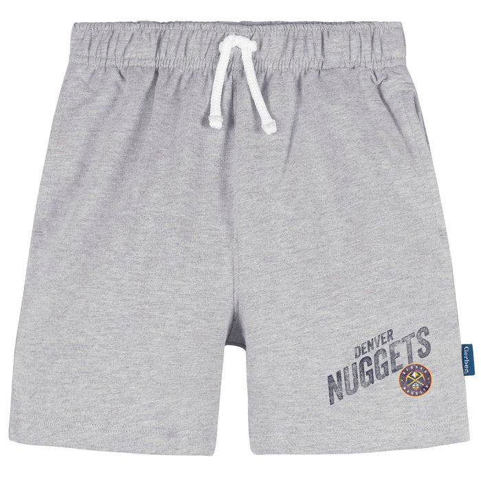Infant & Toddler Neutral Gray Denver Nuggets Shorts NBA NBA®