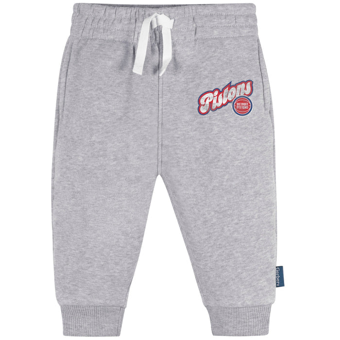 Infant & Toddler Neutral Gray Detroit Pistons Jogger Pants NBA NBA®