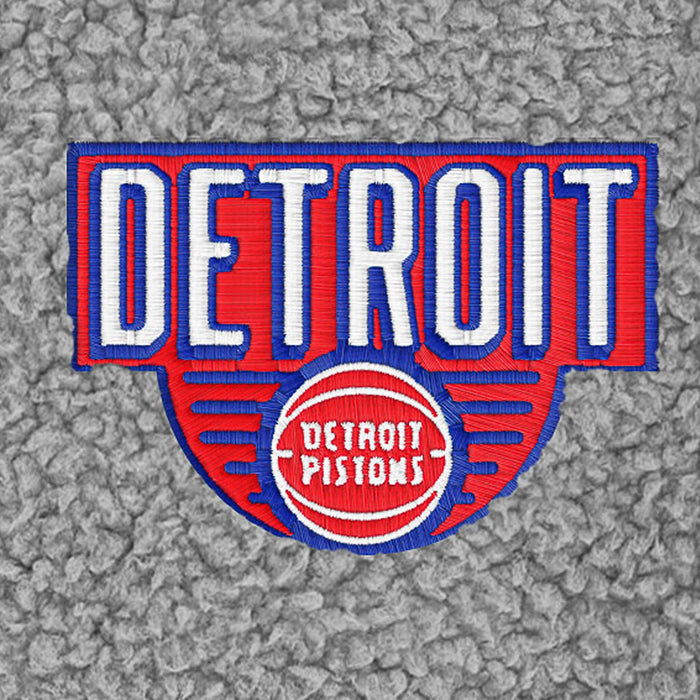 Infant & Toddler Neutral Gray Detroit Pistons Quarter-Zip Pullover NBA NBA®