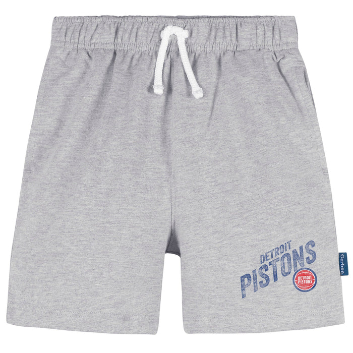 Infant & Toddler Neutral Gray Detroit Pistons Shorts NBA NBA®