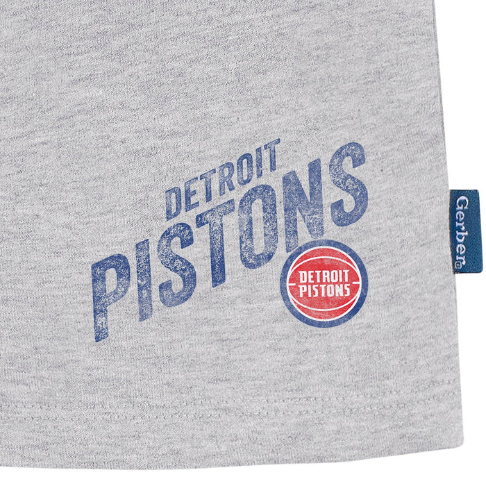 Infant & Toddler Neutral Gray Detroit Pistons Shorts NBA NBA®