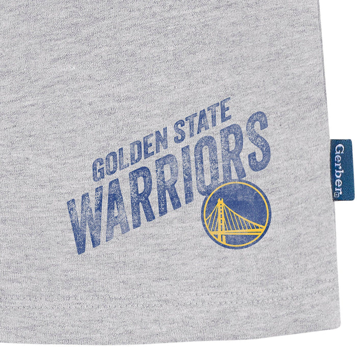 Infant & Toddler Neutral Gray Golden State Warriors Shorts NBA NBA®