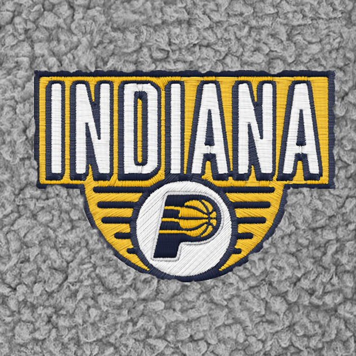 Infant & Toddler Neutral Gray Indiana Pacers Quarter-Zip Pullover NBA NBA®