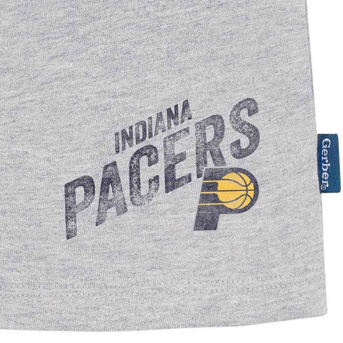 Infant & Toddler Neutral Gray Indiana Pacers Shorts NBA NBA®