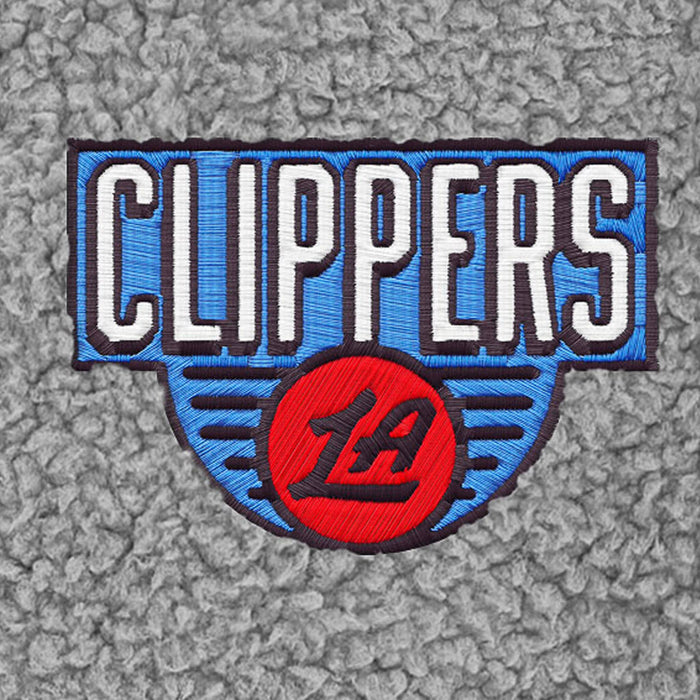 Infant & Toddler Neutral Gray Los Angeles Clippers Quarter-Zip Pullover NBA NBA®