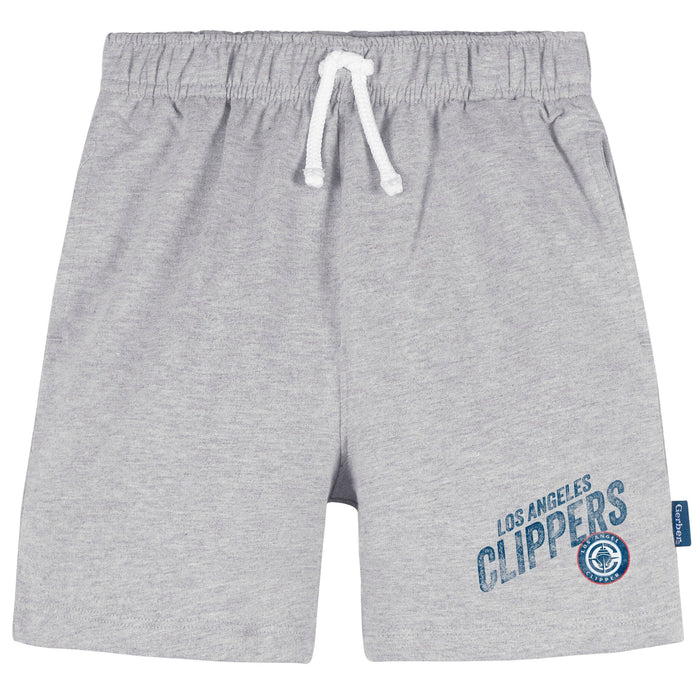 Infant & Toddler Neutral Gray Los Angeles Clippers Shorts NBA NBA®