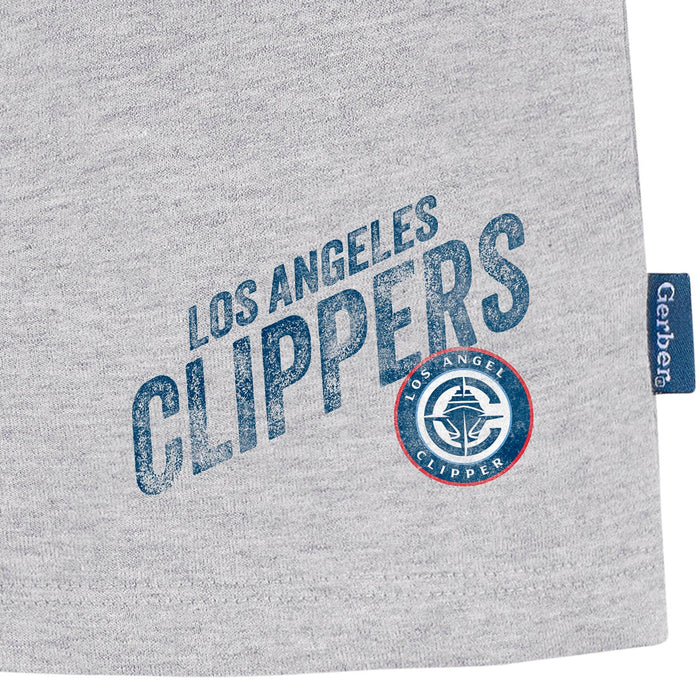 Infant & Toddler Neutral Gray Los Angeles Clippers Shorts NBA NBA®