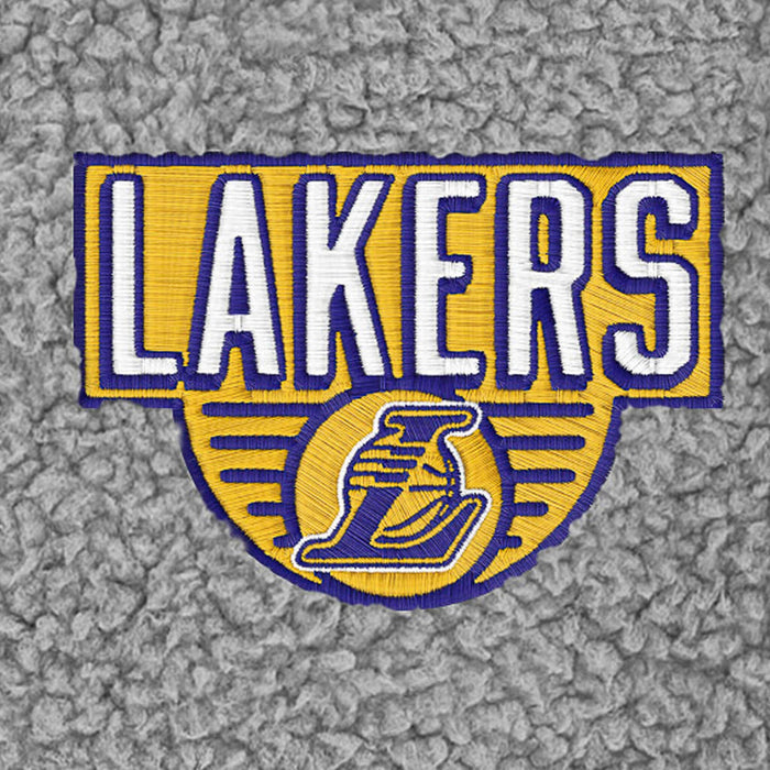 Infant & Toddler Neutral Gray Los Angeles Lakers Quarter-Zip Pullover NBA NBA®