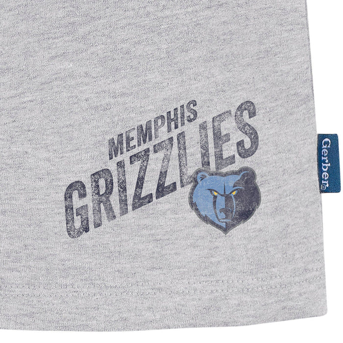 Infant & Toddler Neutral Gray Memphis Grizzlies Shorts NBA NBA®
