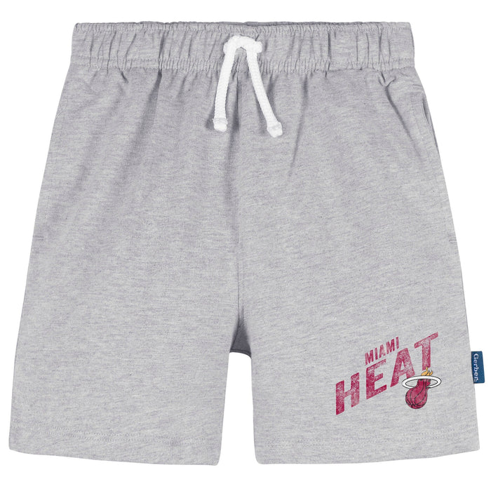Infant & Toddler Neutral Gray Miami Heat Shorts NBA NBA®