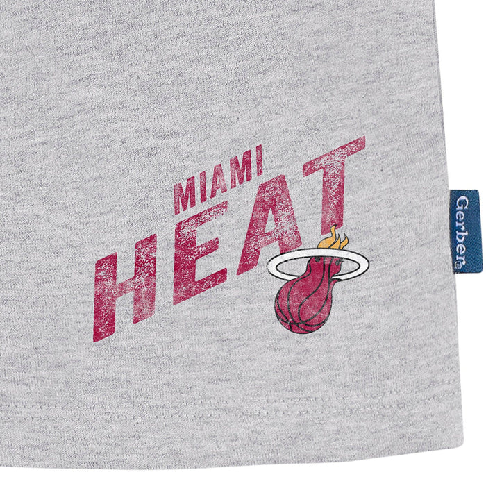 Infant & Toddler Neutral Gray Miami Heat Shorts NBA NBA®