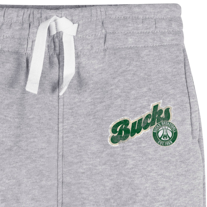 Infant & Toddler Neutral Gray Milwaukee Bucks Jogger Pants NBA NBA®