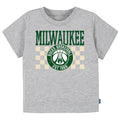 Infant & Toddler Neutral Gray Milwaukee Bucks T-Shirt NBA NBA®
