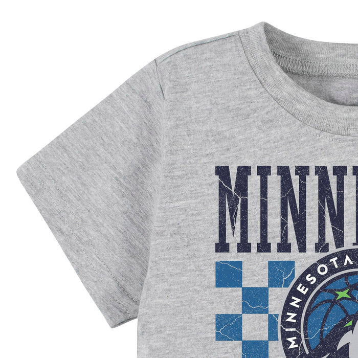 Infant & Toddler Neutral Gray Minnesota Timberwolves T-Shirt NBA NBA®
