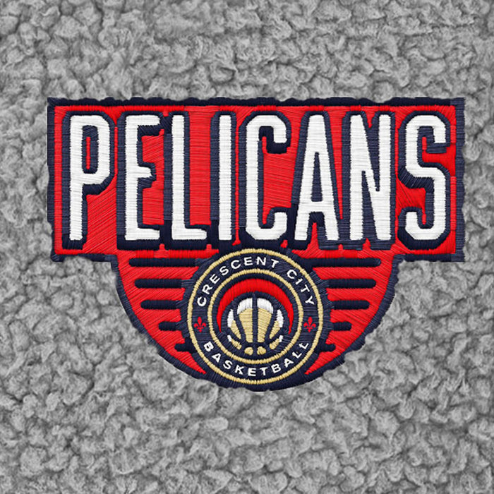 Infant & Toddler Neutral Gray New Orleans Pelicans Quarter-Zip Pullover NBA NBA®