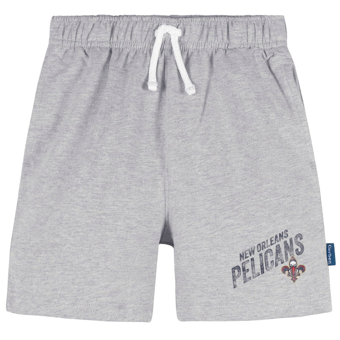 Infant & Toddler Neutral Gray New Orleans Pelicans Shorts NBA NBA®