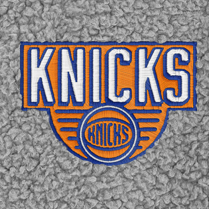 Infant & Toddler Neutral Gray New York Knicks Quarter-Zip Pullover NBA NBA®