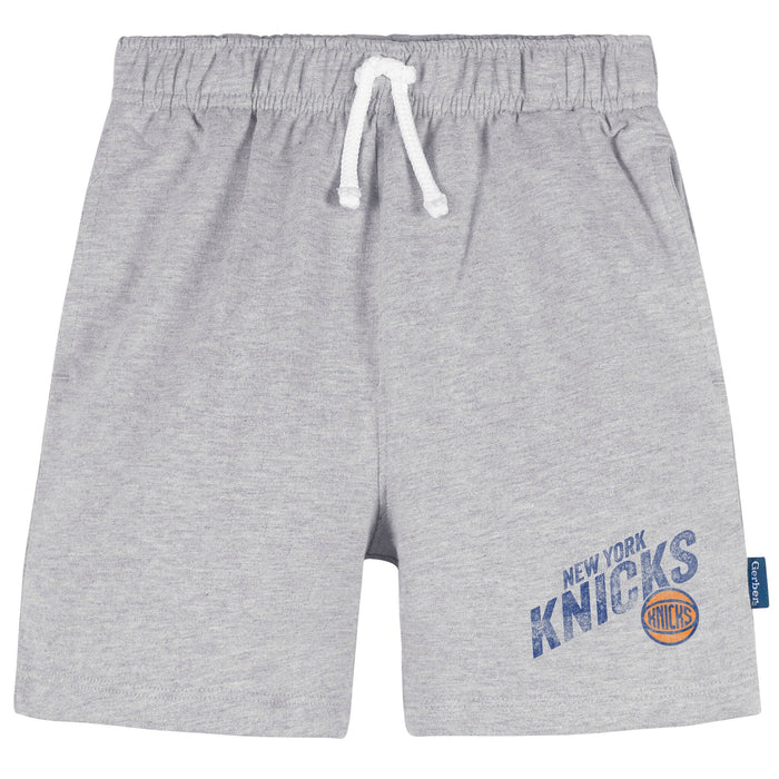 Infant & Toddler Neutral Gray New York Knicks Shorts NBA NBA®