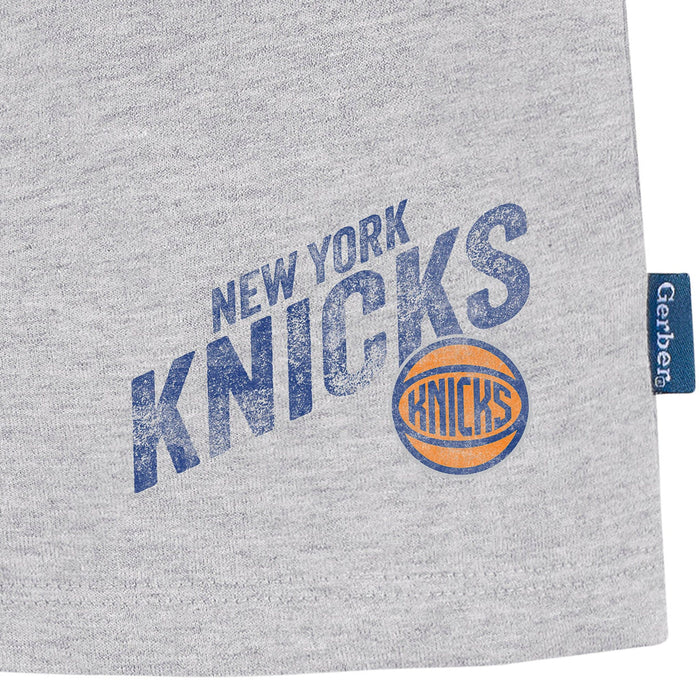 Infant & Toddler Neutral Gray New York Knicks Shorts NBA NBA®