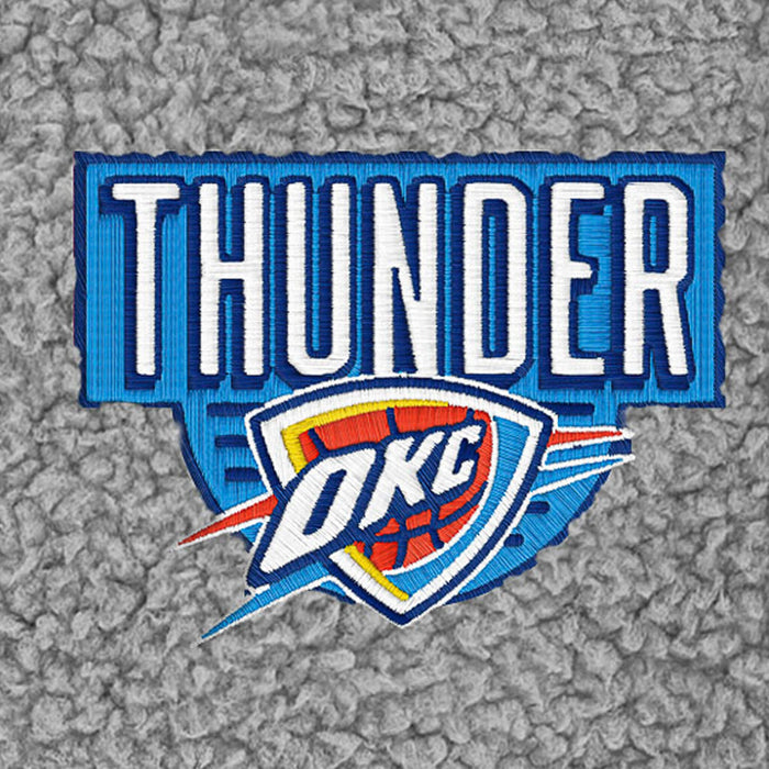 Infant & Toddler Neutral Gray Oklahoma City Thunder Quarter-Zip Pullover NBA NBA®