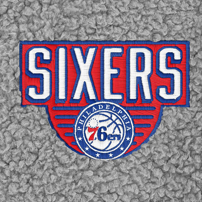 Infant & Toddler Neutral Gray Philadelphia 76Ers Quarter-Zip Pullover NBA NBA®