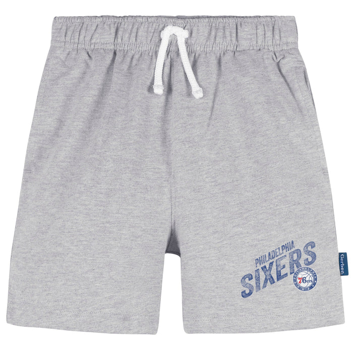 Infant & Toddler Neutral Gray Philadelphia 76Ers Shorts NBA NBA®