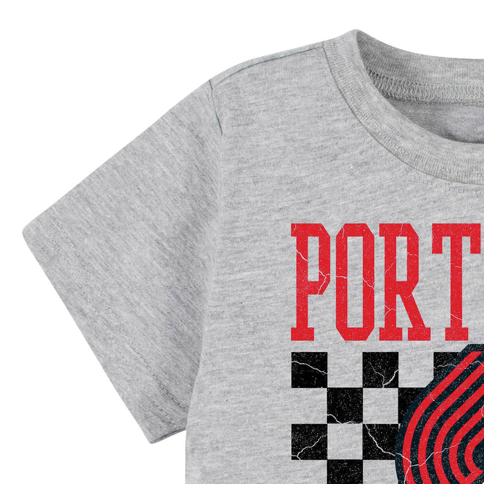 Infant & Toddler Neutral Gray Portland Trail Blazers T-Shirt NBA NBA®