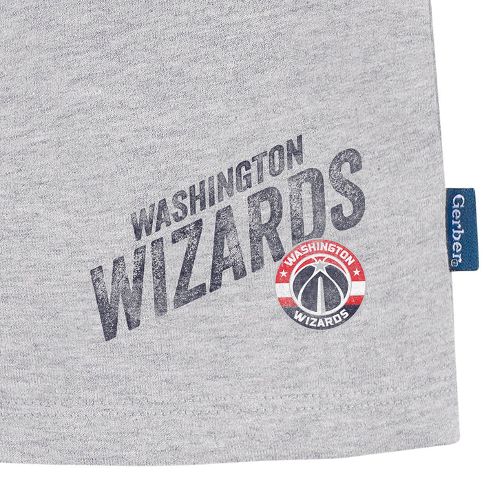Infant & Toddler Neutral Gray Washington Wizards Shorts NBA NBA®