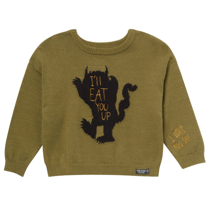 Infant & Toddler Neutral Green Where The Wild Things Are Sweater Outerwear Modern Moments™ by Gerber®